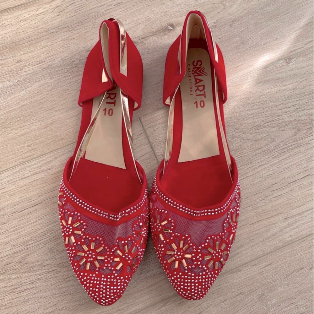 Cute red flats
